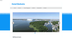Desktop Screenshot of hotel-daenholm.de
